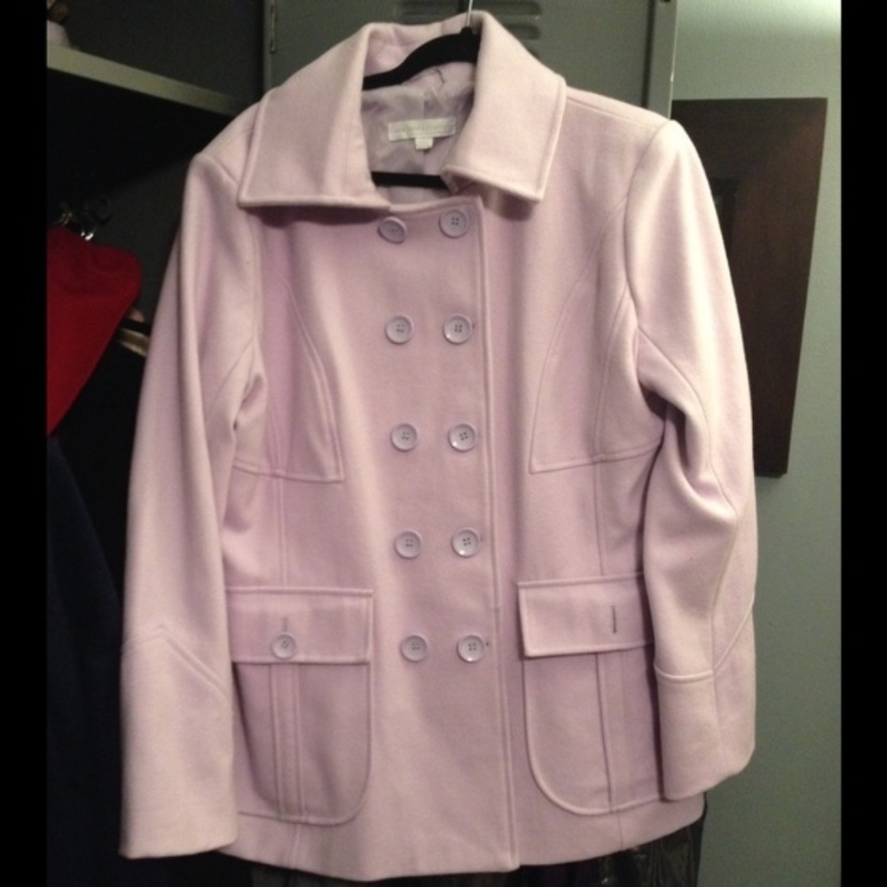 *LIKE NEW* New York & Co Lilac Pea Coat